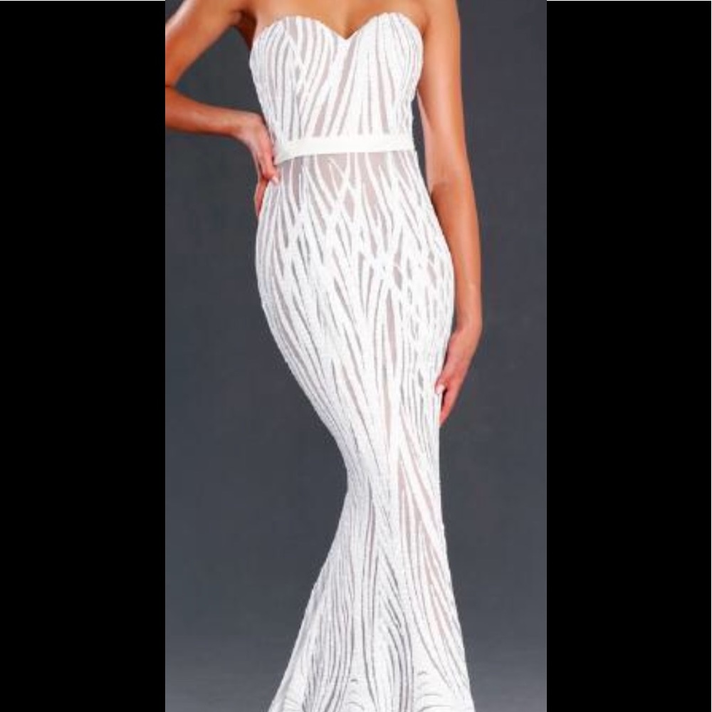 Sweetheart Wedding Reception Evening Elegant Dress